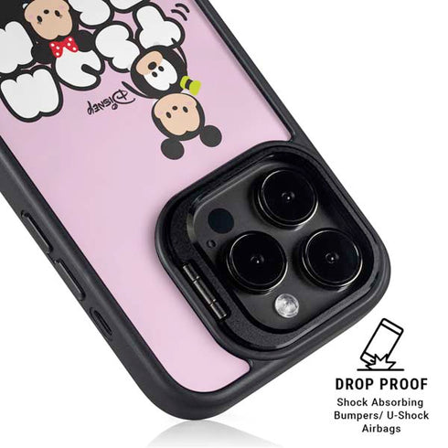 Disney Tsum Tsum Goofy Mickey and Minnie iPhone 16 Pro Kickstand Case